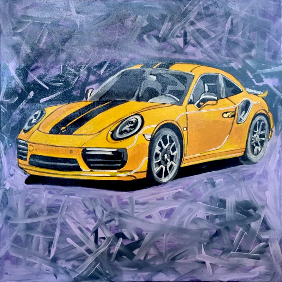 Yellow & Race, artwork by Raúl Blisniuk