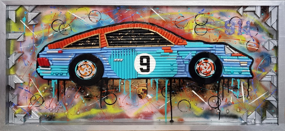 Auto Nueve, artwork by Raúl Blisniuk