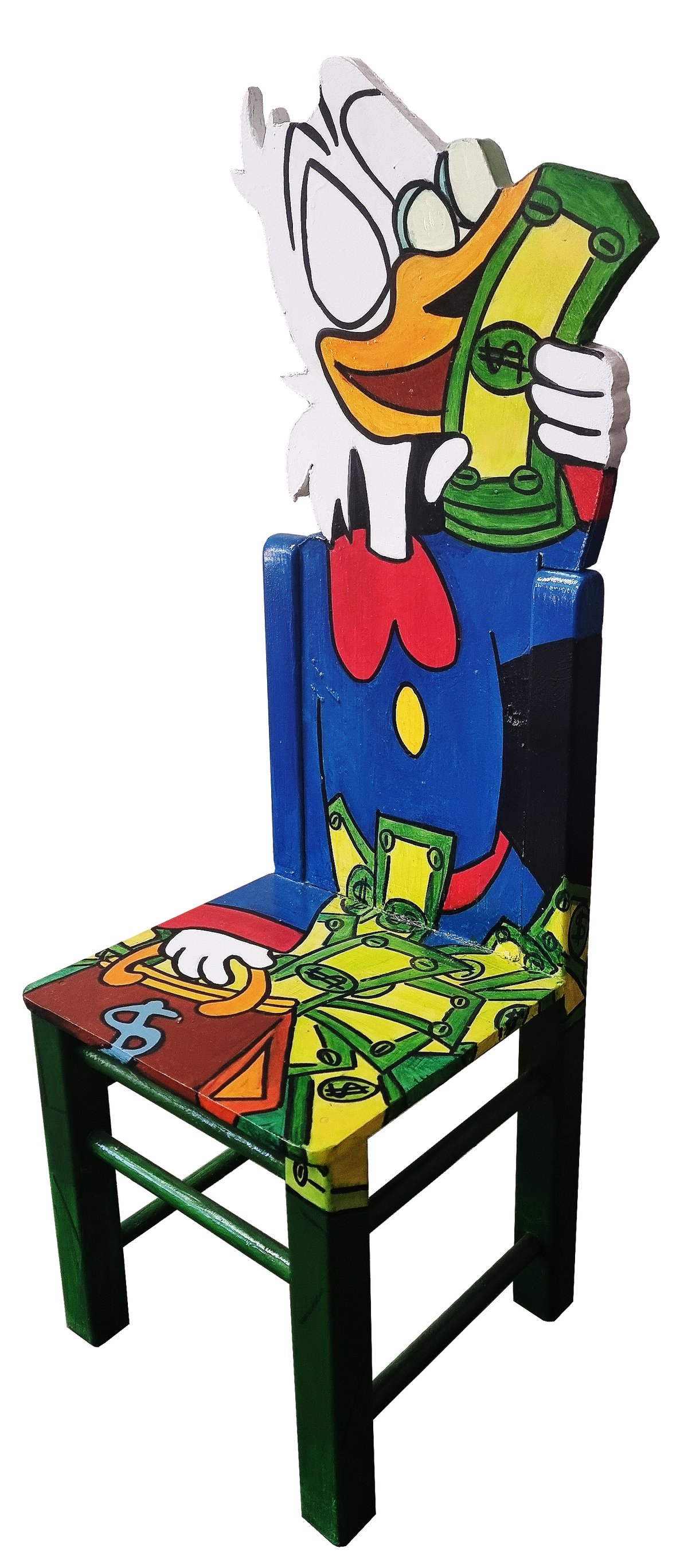 La silla del banquero pop, artwork by Raúl Blisniuk