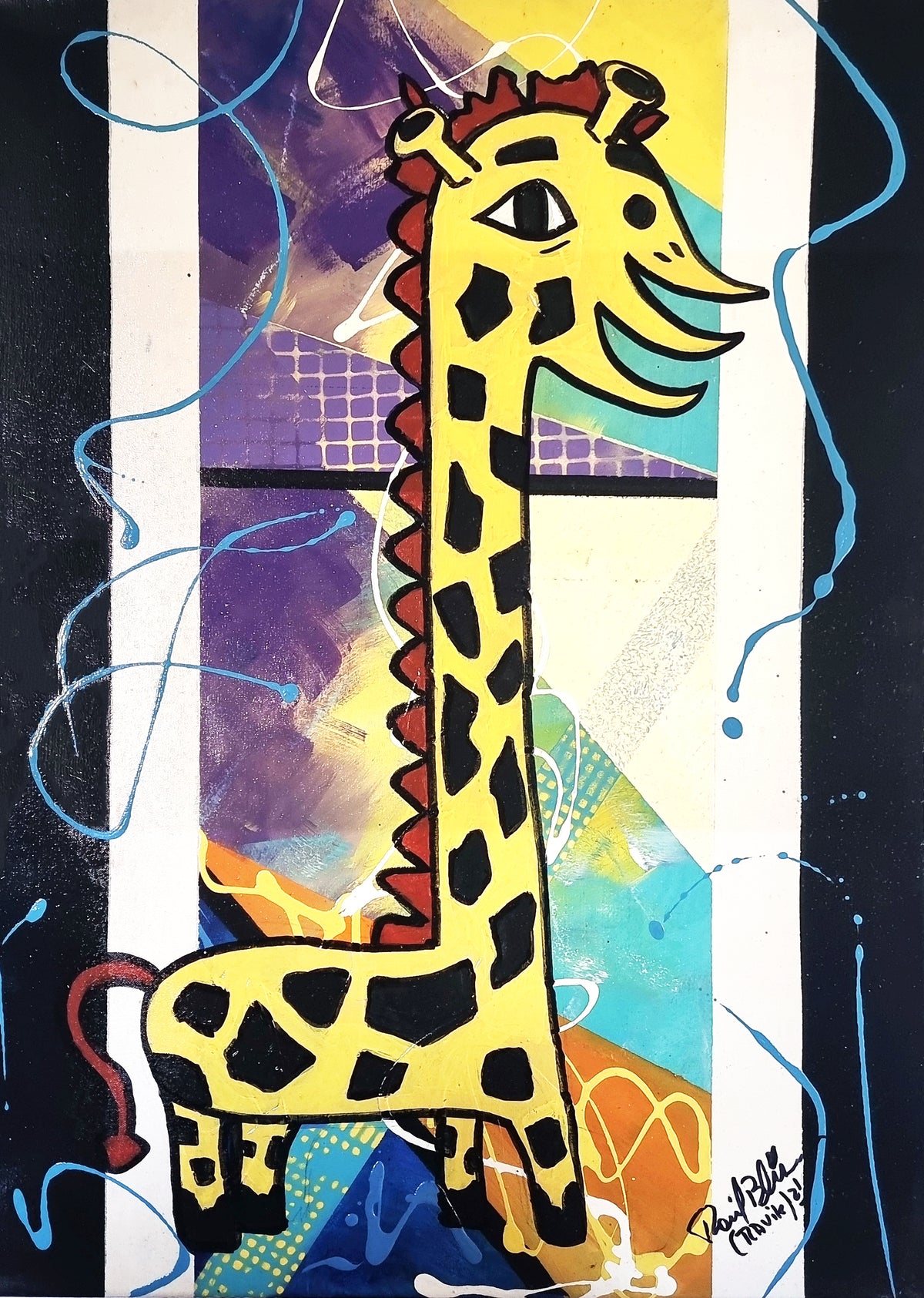 Jirafa Ravik, artwork by Raúl Blisniuk