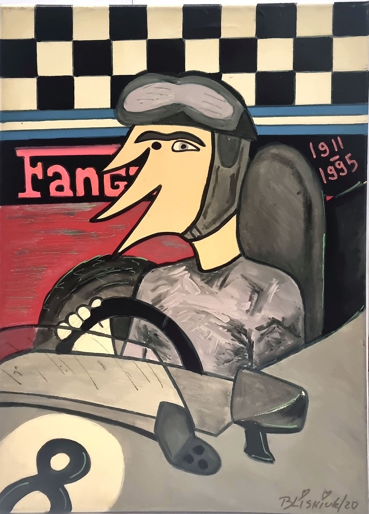 Ravik Fangio, artwork by Raúl Blisniuk