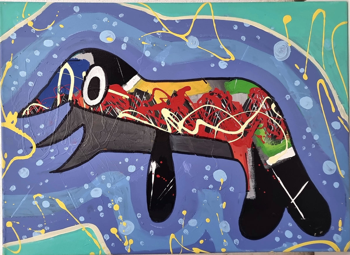 Delfín Ravik, artwork by Raúl Blisniuk