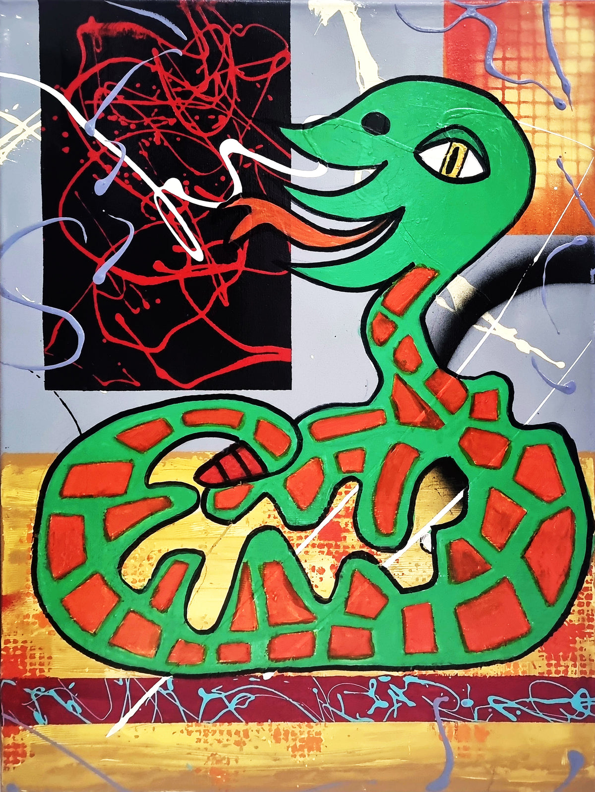 Serpiente Ravik, artwork by Raúl Blisniuk