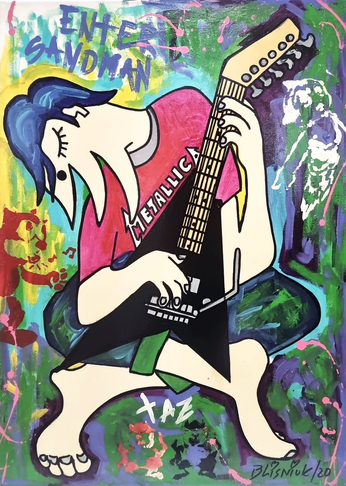 Ravik Metallica, artwork by Raúl Blisniuk