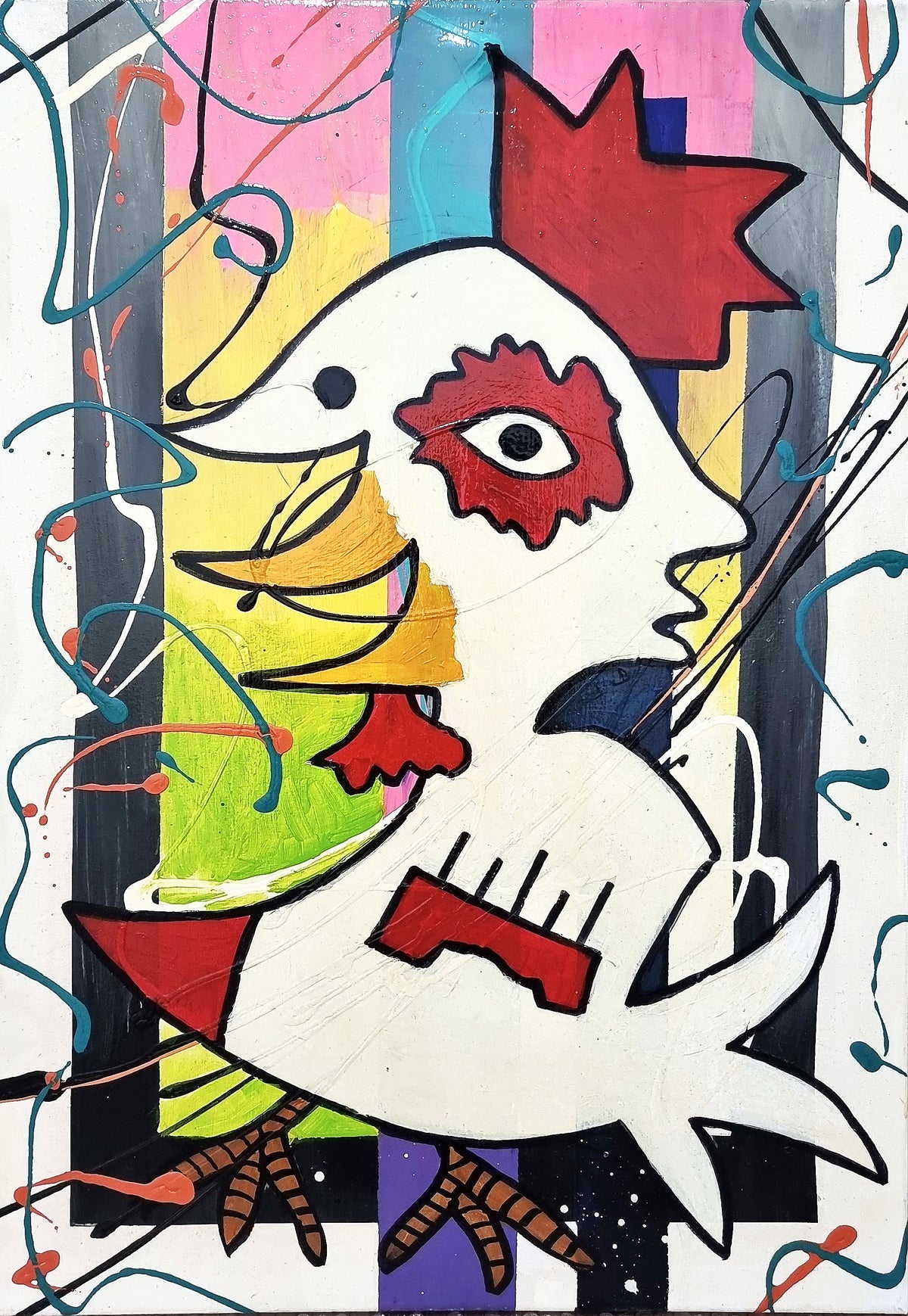 Gallina Ravik, artwork by Raúl Blisniuk