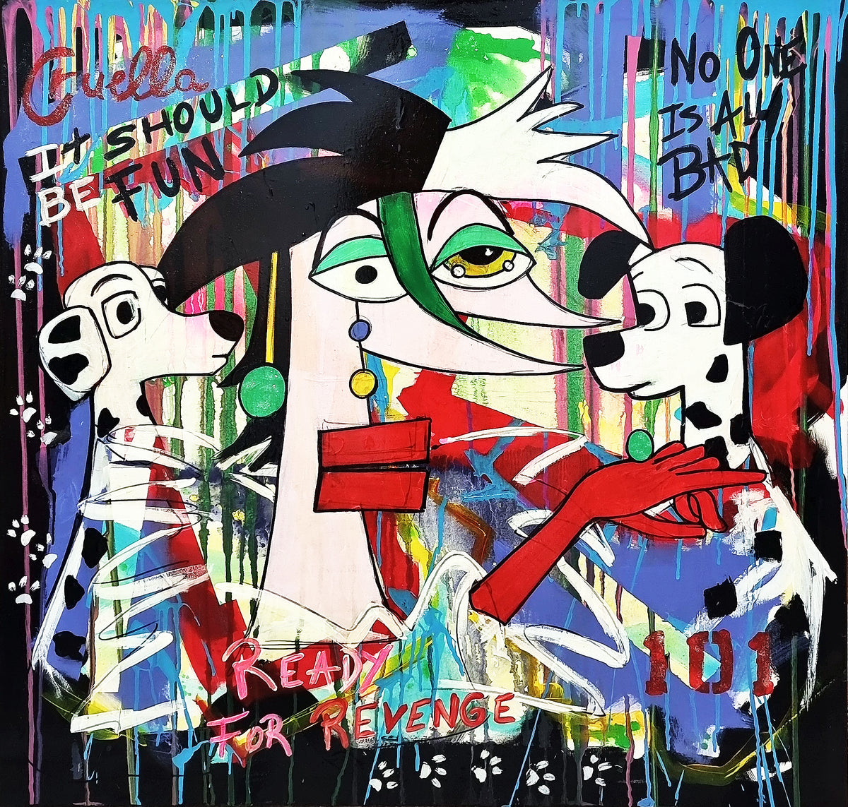 Cruella de Vil Ravik, artwork by Raúl Blisniuk