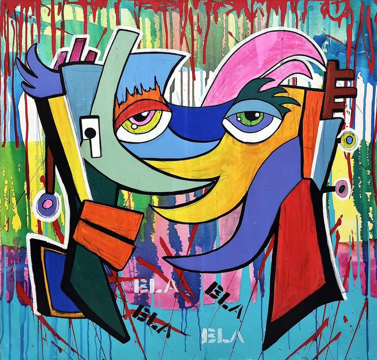 Bla Bla Bla!, artwork by Raúl Blisniuk