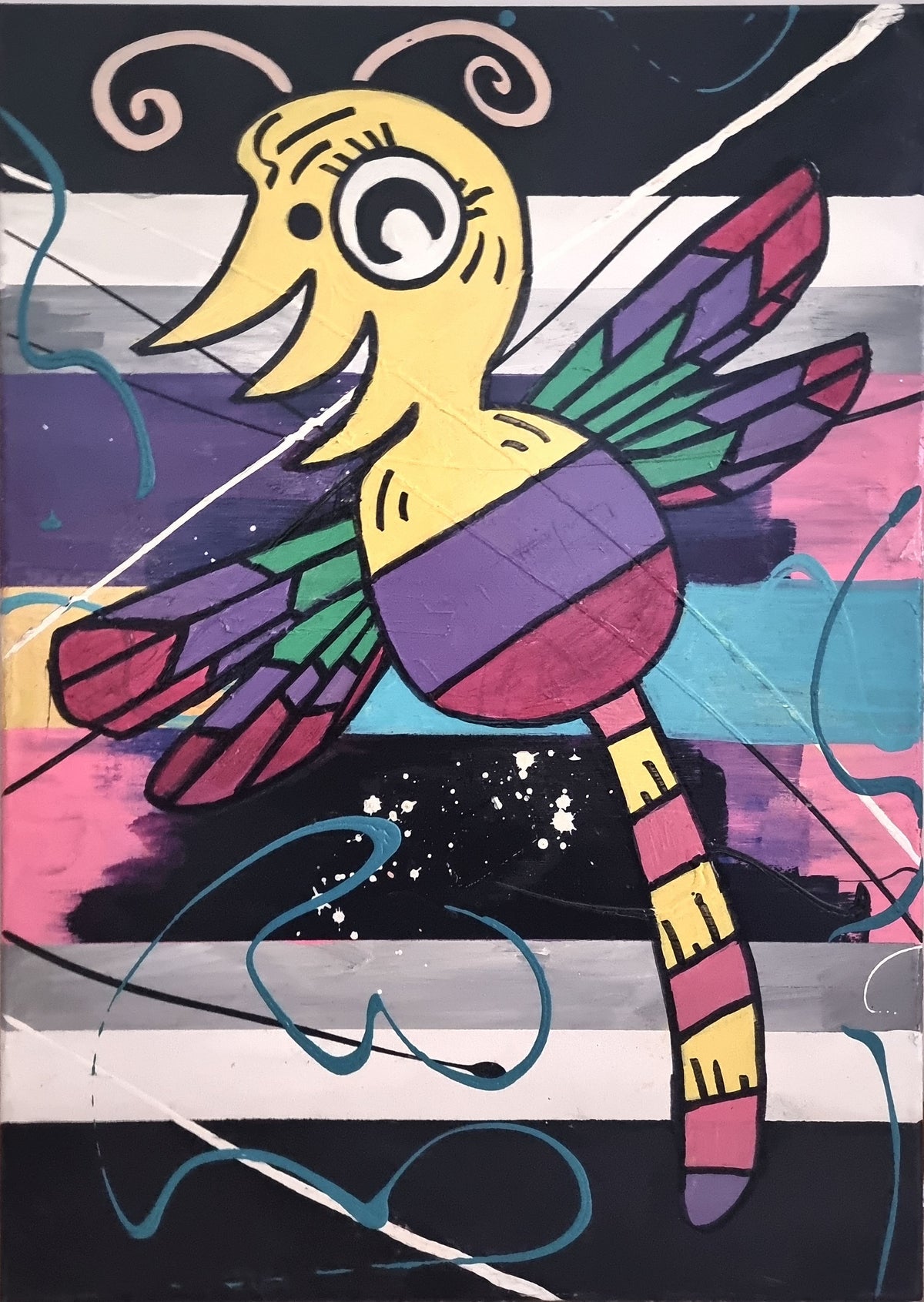 Libélula Ravik, artwork by Raúl Blisniuk