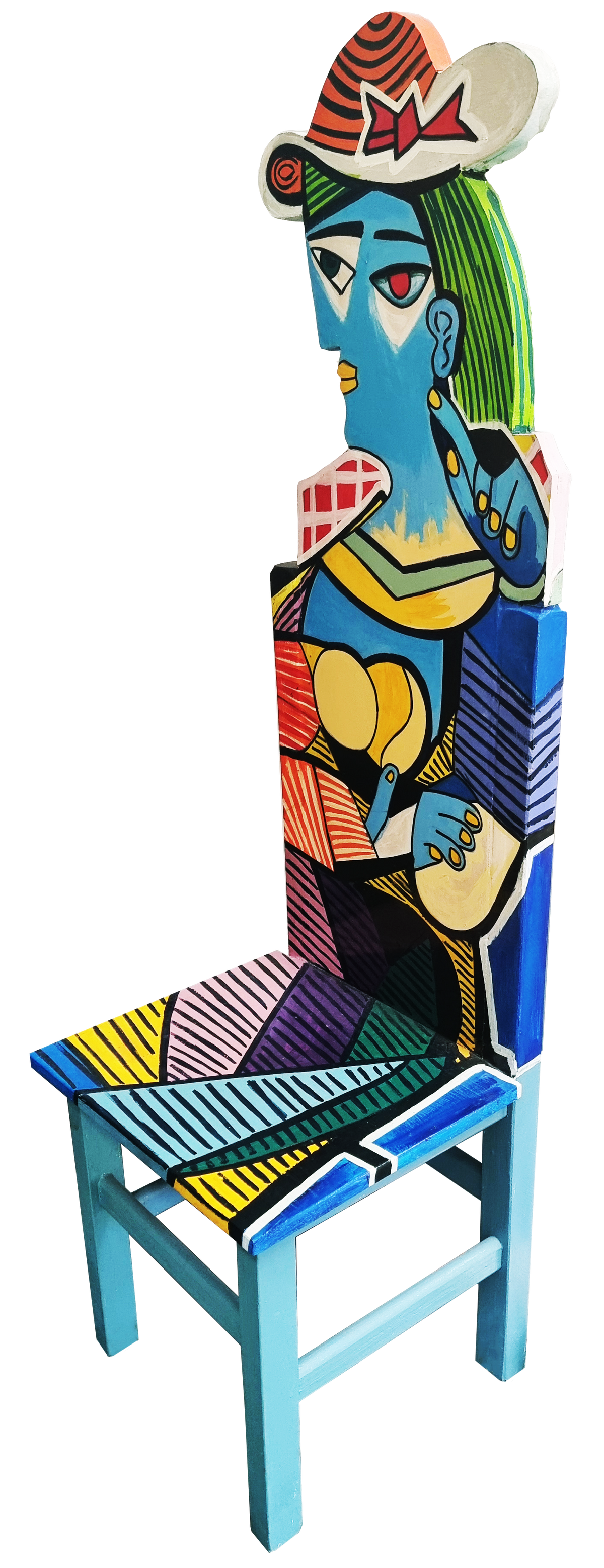 La silla de la señora azul, artwork by Raúl Blisniuk